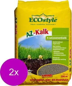 Ecostyle Az-Kalk 200 M2 - Kalk - 2 X 20 Kg -Bloem Garden Verkoop 1000x1200 3