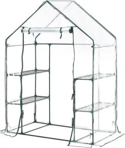 Juskys Broeikas / Tuinkas - 147 X 195 X 73 Cm - PVC Folie -Bloem Garden Verkoop 1011x1200 1