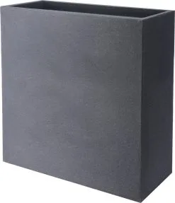 4gardenz® Stone Rechthoekige Bloembak Voor Buiten - 60x60x26cm - Lichtgrijs
