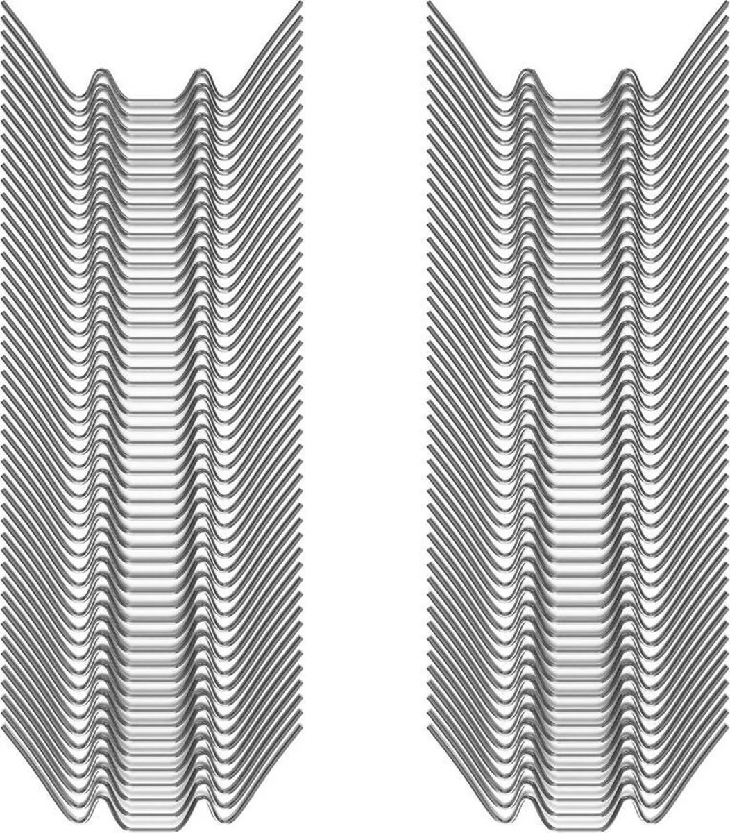 Deuba Kasklemmen RVS - 100 Stuks – Afmeting 85 X 30 X 1,5 Mm – Zilver 1 Deuba Kasklemmen RVS - 100 Stuks – Afmeting 85 X 30 X 1,5 Mm – Zilver