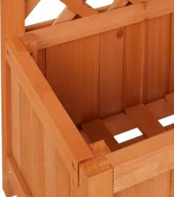 Relaxdays Plantenbak Met Klimrek - Bloembak Trellis - Rankhulp Hout - Voor Klimplanten -Bloem Garden Verkoop 1063x1200 1