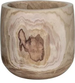 Mica Decorations Pia Bloempot - H31 X Ø31 Cm - Paulownia Hout - Lichtbruin -Bloem Garden Verkoop 1080x1200 2