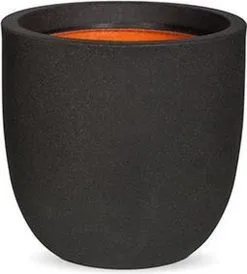 Capi Europe - Bloempot Bol Smooth NL - 35x34 - Zwart - Voor Binnen En Buiten - KBL932 -Bloem Garden Verkoop 1081x1200 2