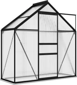 VidaXL Broeikas 1,33 M² Aluminium Antracietkleurig 20 VidaXL Broeikas 1,33 M² Aluminium Antracietkleurig -Bloem Garden Verkoop 1086x1200