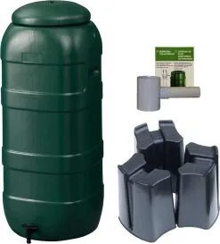 Harcostar Regenton Rainsaver - Groen 100 L + Voet + Vulautomaat