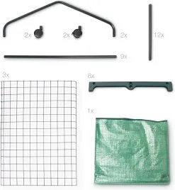 Relaxdays Kas Met Wielen - Tuinkas 3 Etages - Broeikas Kweekkas Tuin / Balkon 130 Cm Hoog - PE -Bloem Garden Verkoop 1106x1200 3