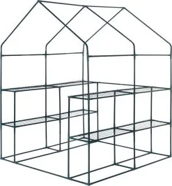 Gardebruk Kweekkas 2m² - 8 Legplanken & 4 Ramen - 195x143x143 Cm -Bloem Garden Verkoop 1114x1200