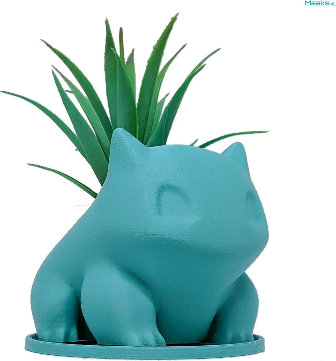 Merkloos Pokémon Bulbasaur Bloempot - Inclusief Opvangschaal - Teal 1 Merkloos Pokémon Bulbasaur Bloempot - Inclusief Opvangschaal - Teal