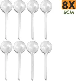 STFF & Co® Waterdruppelaar Voor Planten – Irrigatiesysteem Automatisch Watergeefsysteem – Waterbollen Voor Planten – Bewateringssysteem – 8 Stuks - 5cm