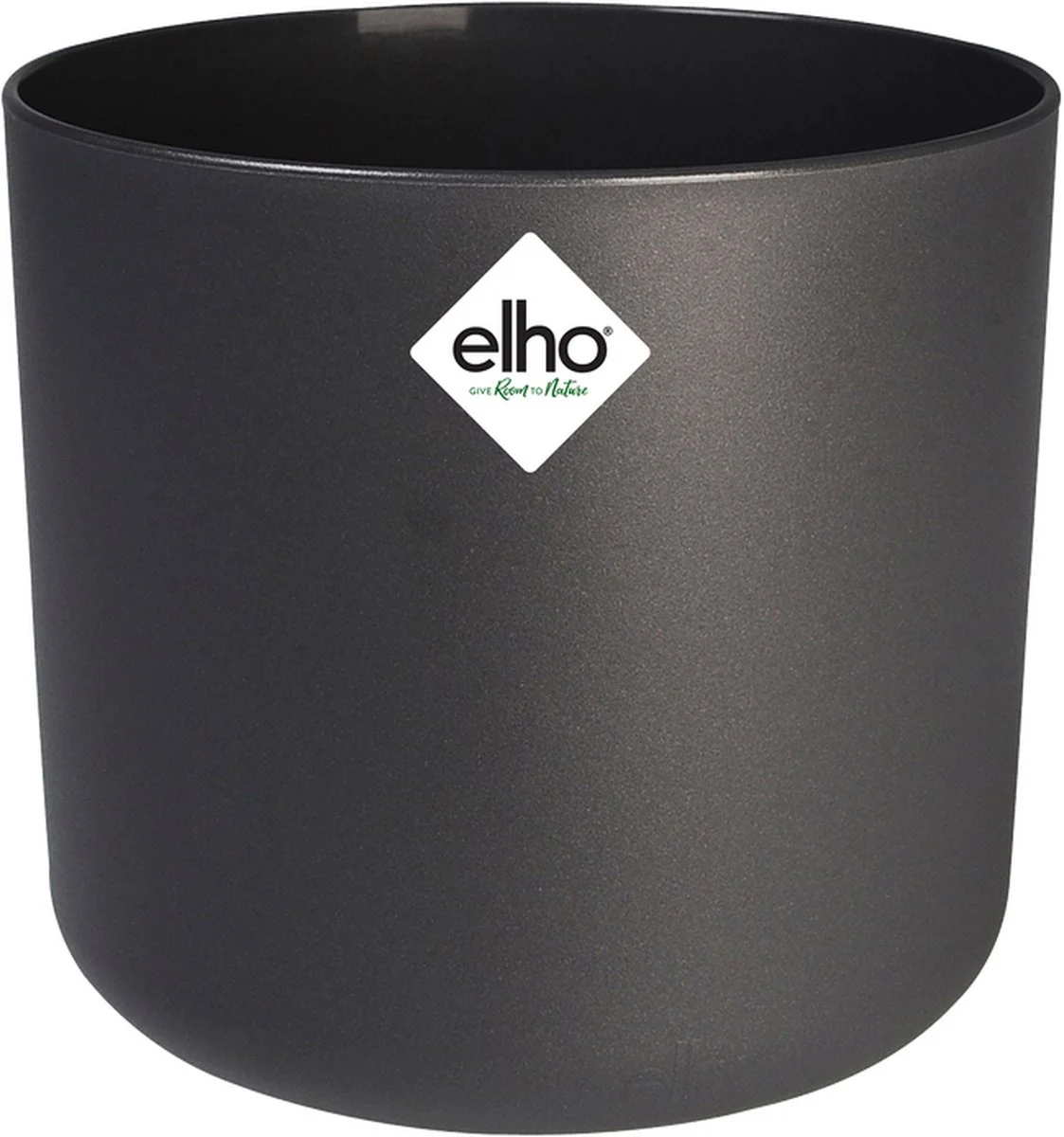 Elho B.for Soft Rond 22 - Bloempot Voor Binnen - Ø 22.3 X H 20.4 Cm - Zwart/Antraciet 2 Elho B.for Soft Rond 22 - Bloempot Voor Binnen - Ø 22.3 X H 20.4 Cm - Zwart/Antraciet - Afbeelding 2