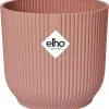 Elho Vibes Fold Rond 25 - Bloempot Voor Binnen - Ø 25.0 X H 23.0 Cm - Delicaat Roze