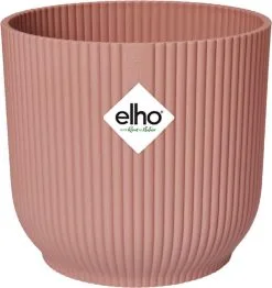 Elho Vibes Fold Rond 25 - Bloempot Voor Binnen - Ø 25.0 X H 23.0 Cm - Delicaat Roze