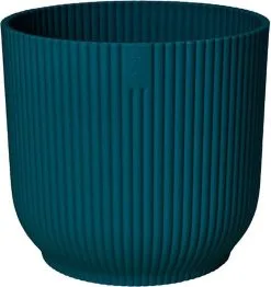 Elho Vibes Fold Rond Wielen 35 - Bloempot Voor Binnen - Ø 34.9 X H 32.4 Cm - Diepblauw -Bloem Garden Verkoop 1132x1200 5