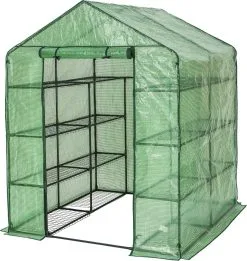 Tectake Broeikas Hobbykas 143 X 143 X 195 Cm 401860