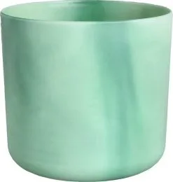 Elho The Ocean Collection Round 22cm - Bloempot Voor Binnen - 100% Gerecycled Materiaal - Gemaakt Met Zeeafval - Ø 22.3 X H 20.4 Cm - Pacifisch Groen -Bloem Garden Verkoop 1141x1200