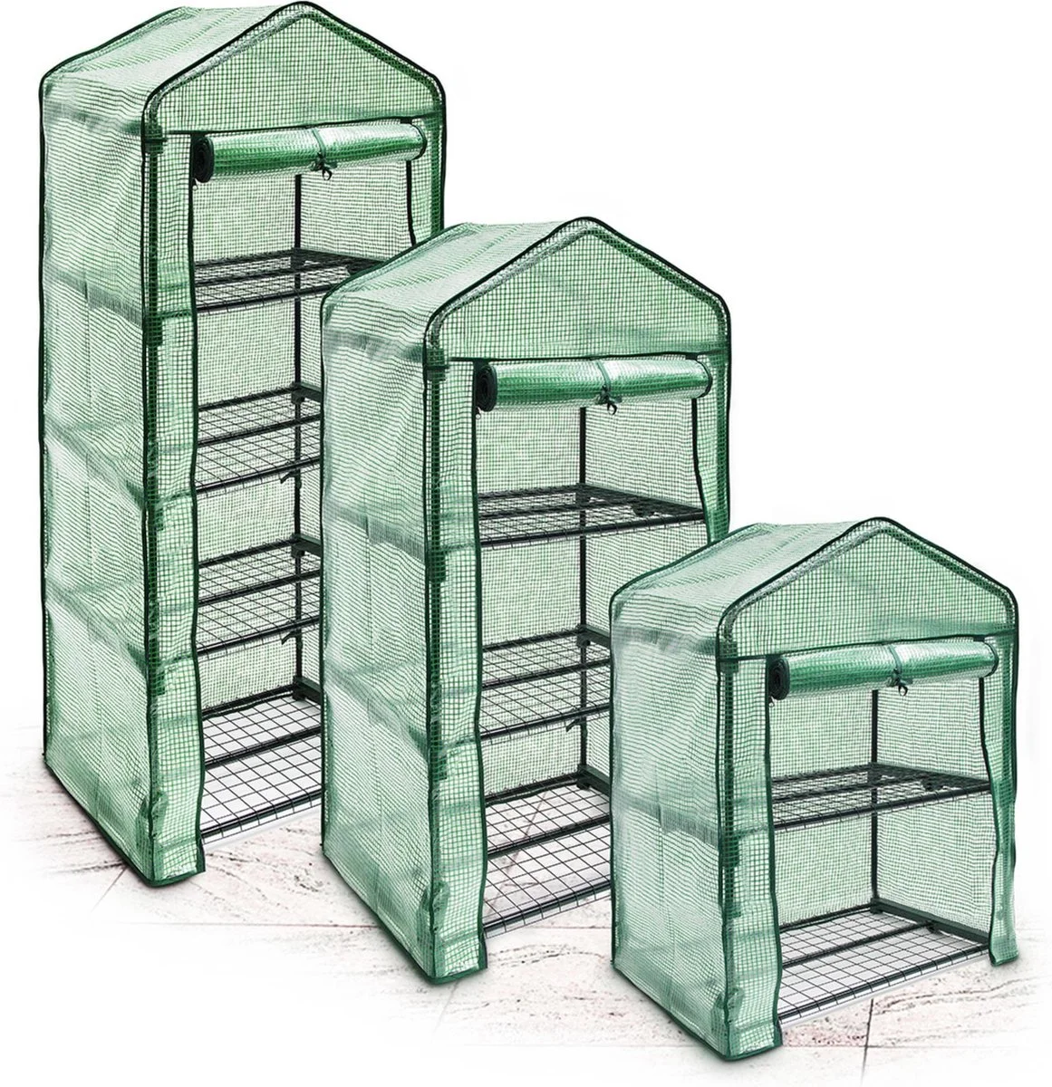 Relaxdays Kas Met Folie Voor In De Tuin Of Op Het Balkon - Tuinkas - Broeikas - Kweekkas - 4 2 Relaxdays Kas Met Folie Voor In De Tuin Of Op Het Balkon - Tuinkas - Broeikas - Kweekkas - 4 - Afbeelding 2