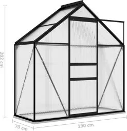 VidaXL Broeikas 1,33 M² Aluminium Antracietkleurig 31 VidaXL Broeikas 1,33 M² Aluminium Antracietkleurig -Bloem Garden Verkoop 1161x1200 2