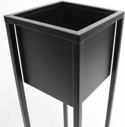 Home&Styling Bloempot - Metaal - Bloemen - Plantenpot - Voor Binnen - Zwart - 70 Cm -Bloem Garden Verkoop 1174x1200 1