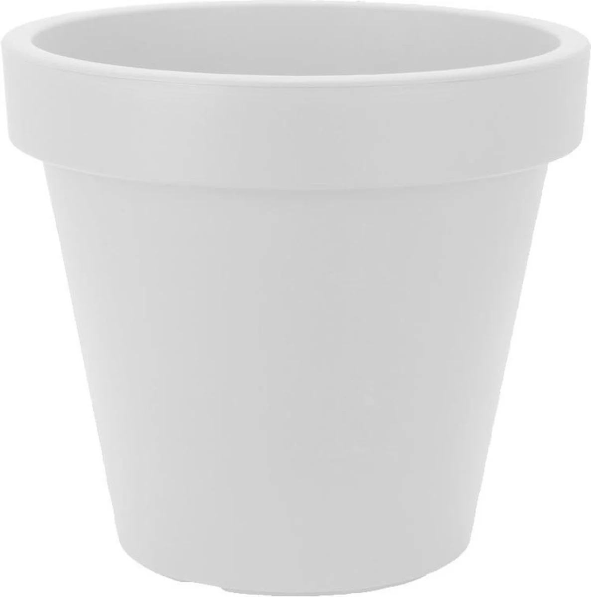 Relaxwonen - Bloempot Rond 60 X 52 Cm Wit 2 Relaxwonen - Bloempot Rond 60 X 52 Cm Wit - Afbeelding 2