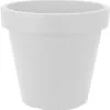 Relaxwonen Kunststof Bloempot Wit Ø50 Cm - Hoogte 42 Cm