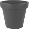 Relaxwonen Kunststof Bloempot Antraciet Ø60 Cm - Hoogte 52 Cm