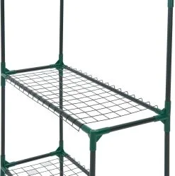 Juskys Broeikas / Tuinkas - 147 X 195 X 73 Cm - PVC Folie -Bloem Garden Verkoop 1191x1200 9