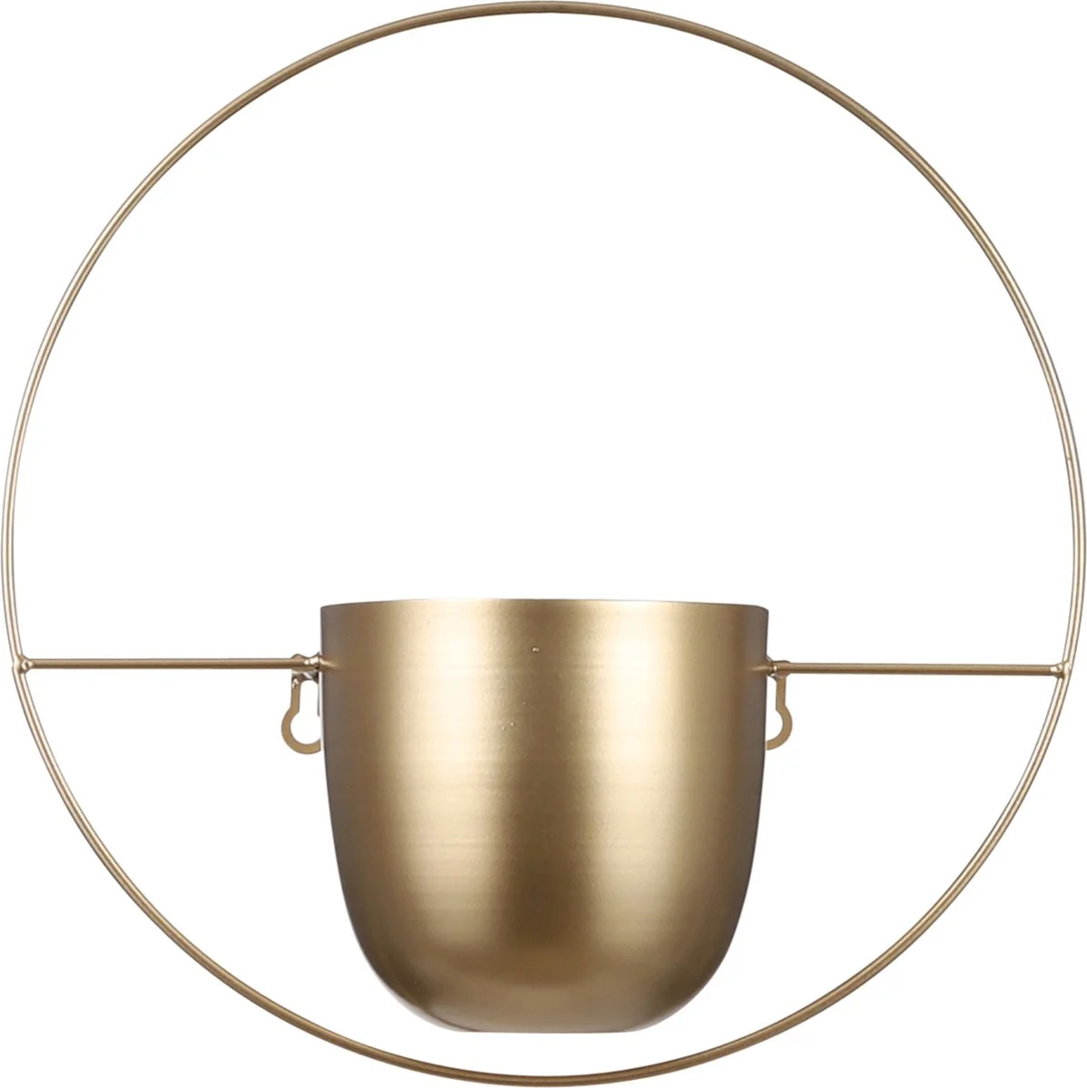 Mica Decorations Dexter Bloempot Wand - L34 X B14 X H34 Cm - Goud 1 Mica Decorations Dexter Bloempot Wand - L34 X B14 X H34 Cm - Goud