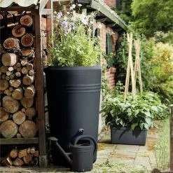 Elho Green Basics Regenton - Regenton - Living Black - Buiten - 200 Liter 34 Elho Green Basics Regenton - Regenton - Living Black - Buiten - 200 Liter -Bloem Garden Verkoop 1198x1200 23