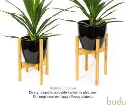 Budu Plantenstandaard Binnen – Plantenhouder – Plantenrek – Uitschuifbaar - Bloempot Standaard - Bamboe Hout - Ø 20 Tot 30 Cm -Bloem Garden Verkoop 1200x1000 2
