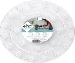 Elho Floorprotector Rond 25 - Accessoires Voor Binnen - Ø 25.0 X H 1.5 Cm - Transparant/Transparant