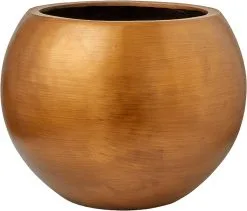 Capi Europe - Vaas Bol Retro - 30x25 - Goud - Bloempot Voor Binnen - BRTG104 -Bloem Garden Verkoop 1200x1026