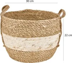 Merkloos Plantenmand 30x22cm Naturel Bruin – Multifunctionele Mand – Handgemaakt – Planten-houder – Planten Accessoires – Planten Mand -Bloem Garden Verkoop 1200x1057