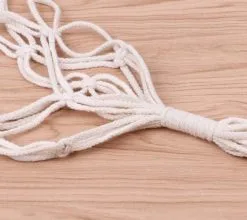 Merkloos Plantenhanger Macramé - Luxe Gevlochten Touw Katoen - 2 Stuks - Plantenpot Ophangen -Bloem Garden Verkoop 1200x1069