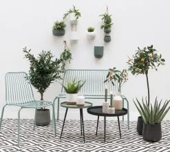 Pt' Pt Wand Bloempot Oval Wide - Green -Bloem Garden Verkoop 1200x1070