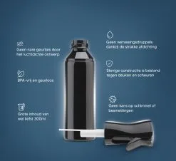 Johannes & Co Waterspuit Zwart - Waterverstuiver Mist Verstuiver Haar -Bloem Garden Verkoop 1200x1097 10