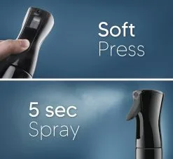 Johannes & Co Waterspuit Zwart - Waterverstuiver Mist Verstuiver Haar -Bloem Garden Verkoop 1200x1097 4