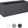 EDA Plantenbak - Bloembak - 57L - 79,5 X 29,5 X 29,5 Cm - Antraciet