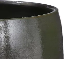 Mica Decorations Lester Bloempot - H31 X Ø33 Cm - Terracotta - Groen -Bloem Garden Verkoop 1200x1117