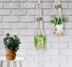 Mycramé 4 Stuks Luxe Macrame Plantenhangers - Boho Handgeweven Katoen Hangpot Voor Binnen/Buiten - Hangende Bloempot Met Kralen - Macramé Touw/Koord Hangplant Houder - Bohemian Wandhanger Decoratie - Plant Hanger - Verticale Tuin Bloempothouder Planthanger 14 Mycramé 4 Stuks Luxe Macrame Plantenhangers - Boho Handgeweven Katoen Hangpot Voor Binnen/Buiten - Hangende Bloempot Met Kralen - Macramé Touw/Koord Hangplant Houder - Bohemian Wandhanger Decoratie - Plant Hanger - Verticale Tuin Bloempothouder Planthanger -Bloem Garden Verkoop 1200x1125 1