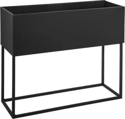 Atmosphera Staande Plantenbak Metaal Zwart 2-delig -Bloem Garden Verkoop 1200x1140 1