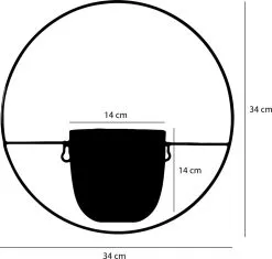 Mica Decorations Dexter Bloempot Wand - L34 X B14 X H34 Cm - Goud 9 Mica Decorations Dexter Bloempot Wand - L34 X B14 X H34 Cm - Goud -Bloem Garden Verkoop 1200x1141