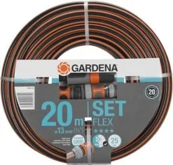 Bloem Garden Verkoop 26 GARDENA - Comfort FLEX - 6-delige Tuinslangset Tuinslang - 20 Meter - 13 Mm