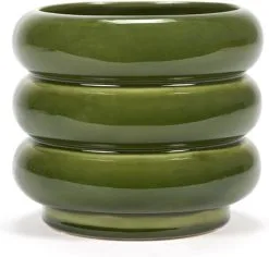 Serax Bloempot-Sierpot Groen D 14.5 Cm H 12,5 Cm