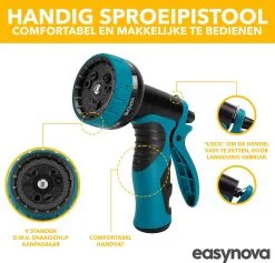 EasyNova Complete Set Tuinslang Van 30 Meter Met Flexibel Ontwerp – Sproeikop Met 9 Standen – Licht In Gewicht & Makkelijk Opbergen – Uitrekbare Slang - 17 EasyNova Complete Set Tuinslang Van 30 Meter Met Flexibel Ontwerp – Sproeikop Met 9 Standen – Licht In Gewicht & Makkelijk Opbergen – Uitrekbare Slang - -Bloem Garden Verkoop 1200x1150 4