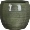 Mica Decorations Lester Bloempot - H22 X Ø24 Cm - Terracotta - Groen