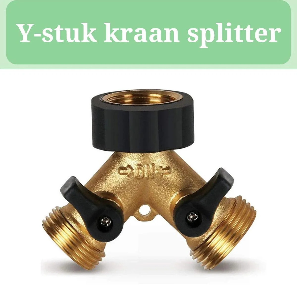Kirano Y Stuk Kraan - Kraan Splitter - Waterverdeler - Buitenkraan - Waterverdeler 2 Weg – Messing - Afzonderlijk Af Te Sluiten 1 Kirano Y Stuk Kraan - Kraan Splitter - Waterverdeler - Buitenkraan - Waterverdeler 2 Weg – Messing - Afzonderlijk Af Te Sluiten