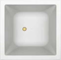 Elho Vivo Matt Finish Vierkant Wielen 40 - Grote Plantenbak Voor Binnen & Buiten - Gemaakt Van Gereycled Plastic - L 39 X W 39 X H 41 Cm - Wit -Bloem Garden Verkoop 1200x1187 3