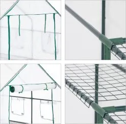 Relaxdays Tuinkas - 2 M² - Kweekkas Tuin - Grote Foliekas - 4 Ramen - Plantenkas Tomaten 25 Relaxdays Tuinkas - 2 M² - Kweekkas Tuin - Grote Foliekas - 4 Ramen - Plantenkas Tomaten -Bloem Garden Verkoop 1200x1187 5