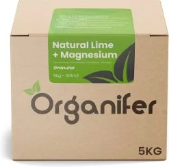 Kalk Korrel Meststof Verrijkt Met Magnesium (5Kg - Voor 100m2) Voor Dieper Bladgroen (+PH) Speciaal Voor Gazon, Perken, Moestuin En Openbaar Groen - Organifer