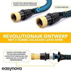 EasyNova Complete Set Tuinslang Van 30 Meter Met Flexibel Ontwerp – Sproeikop Met 9 Standen – Licht In Gewicht & Makkelijk Opbergen – Uitrekbare Slang - 15 EasyNova Complete Set Tuinslang Van 30 Meter Met Flexibel Ontwerp – Sproeikop Met 9 Standen – Licht In Gewicht & Makkelijk Opbergen – Uitrekbare Slang - -Bloem Garden Verkoop 1200x1191 12